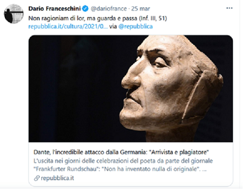 Non ragioniam di lor, ma guarda e passa - Treccani - Treccani