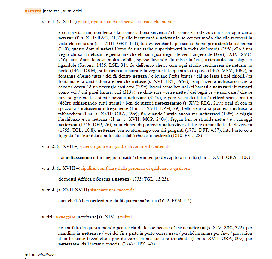 Lavori in corso: il Dizionario Etimologico Storico Genovese e Ligure -  Treccani - Treccani